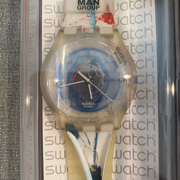 SWATCH  BLUE MAN VINTAGE - Picture 2 of 3